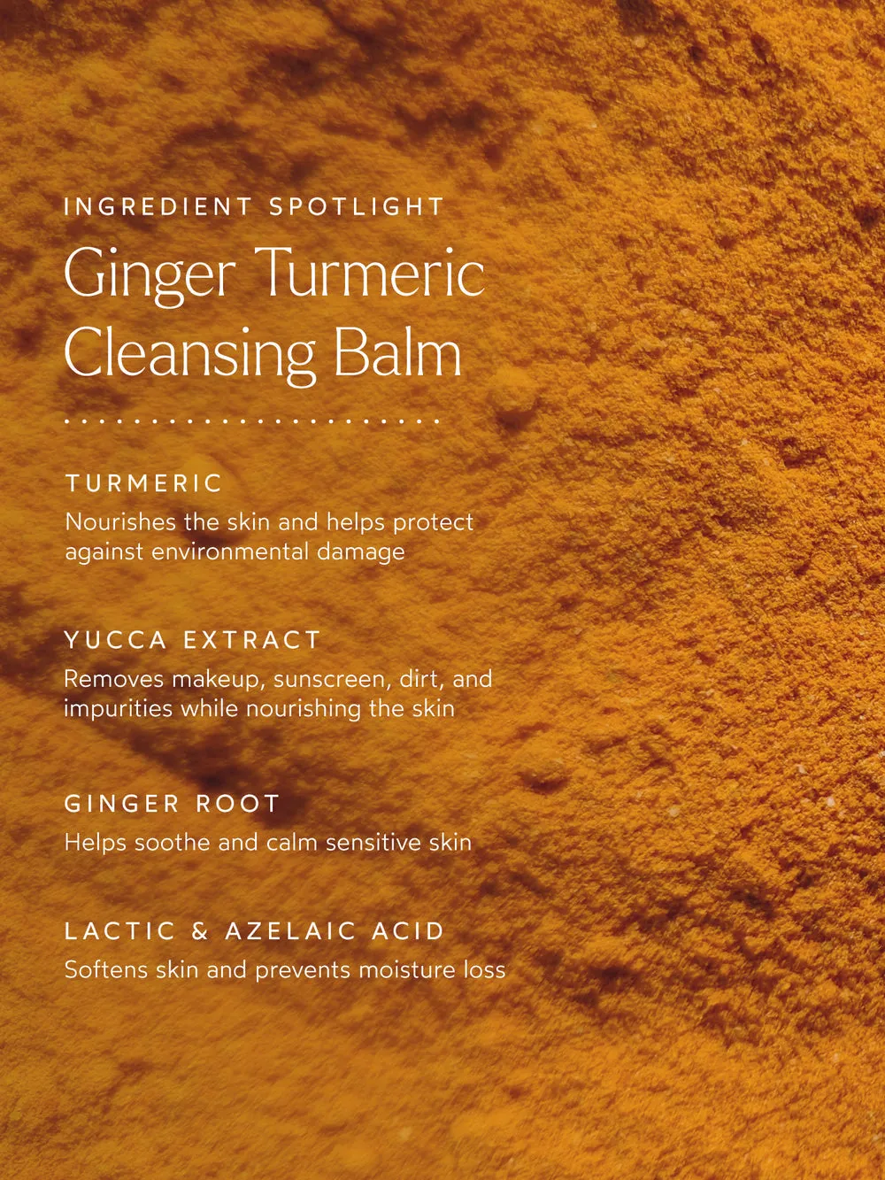 Ginger Turmeric Cleansing Balm