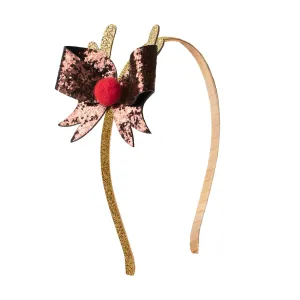 Glitter Reindeer Headband