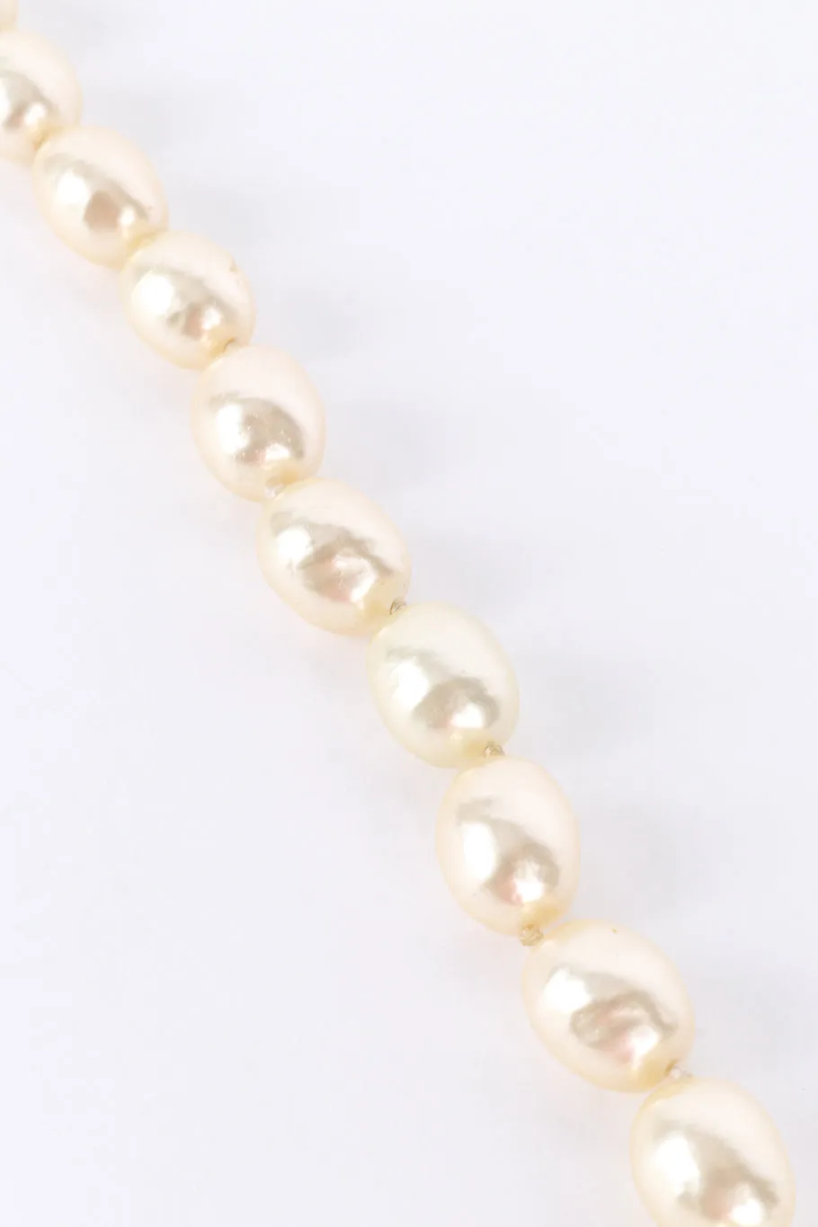 Gripoix Ribbon Bow & Pearl Necklace