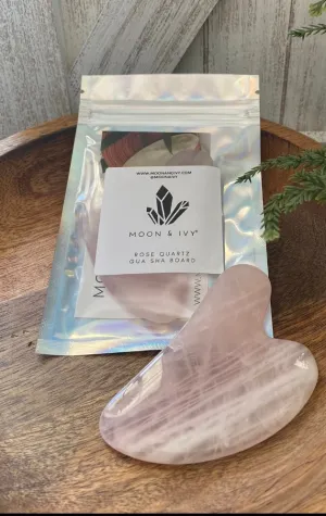 Gua Sha Rose Quartz Stone