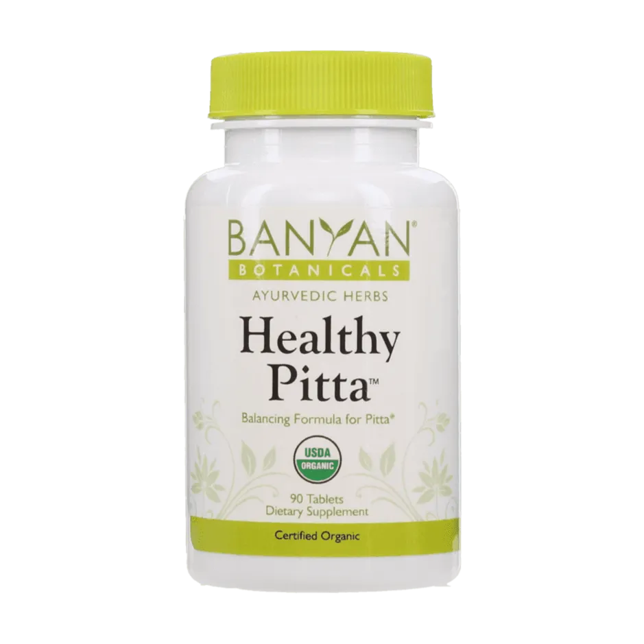 Healthy Pitta Tablets | Certified Organic | Balancing for Pitta