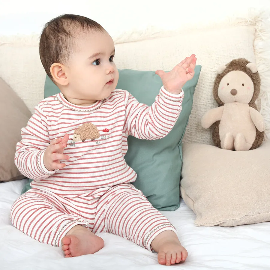 Henri Hedgehog Applique Babygro