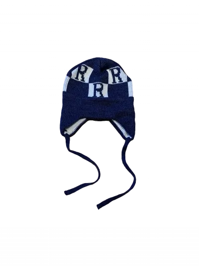 INITIAL & BLOCKS HAT - REGULAR OR EARFLAP