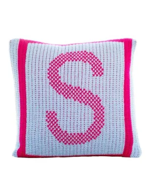 INITIAL TWEED PILLOW