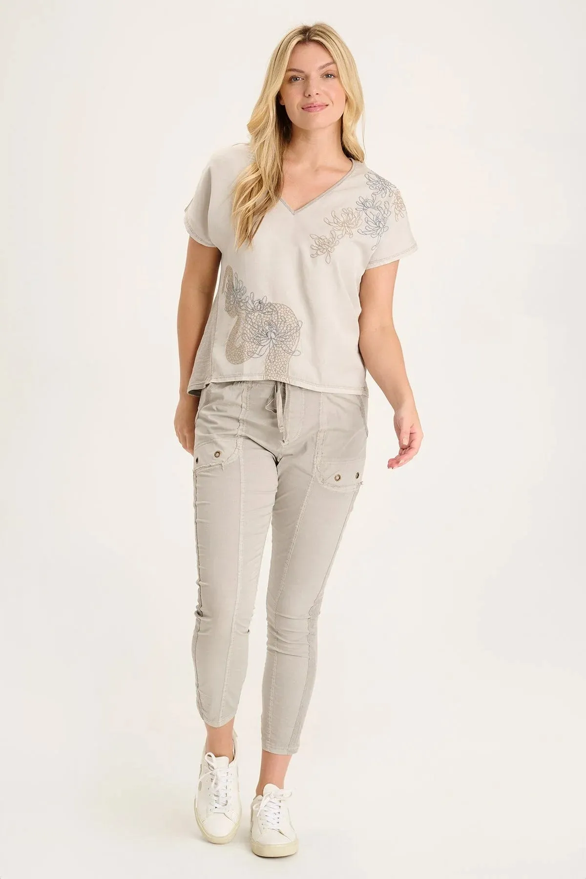 Jolina Embroidered Top