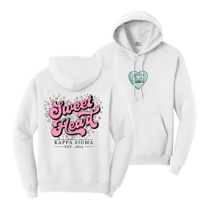 Kappa Sig White Sweetheart Hoodie