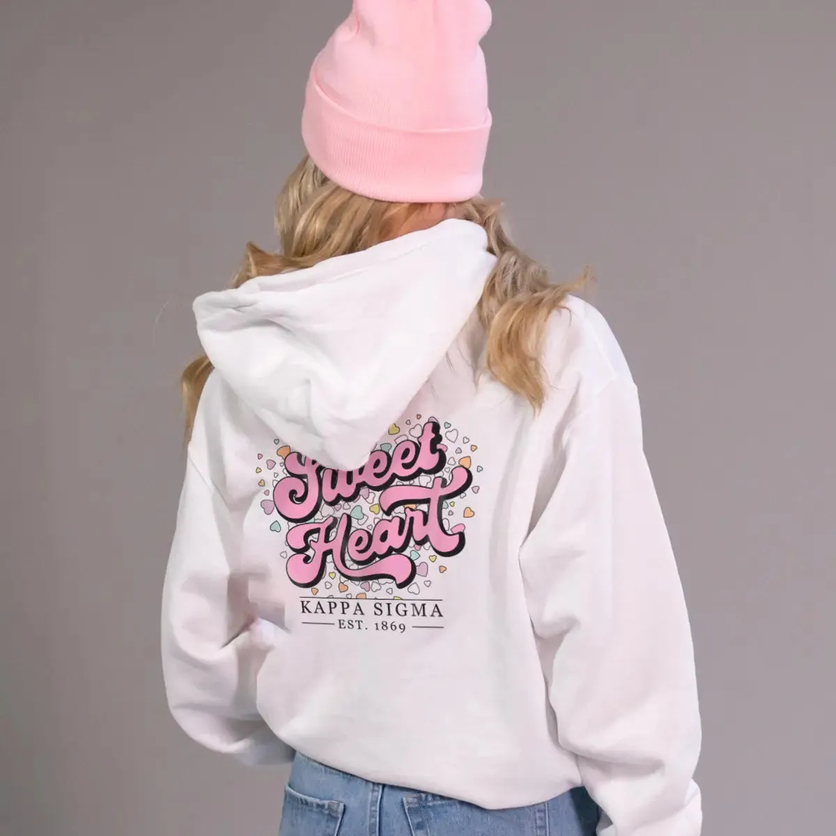 Kappa Sig White Sweetheart Hoodie