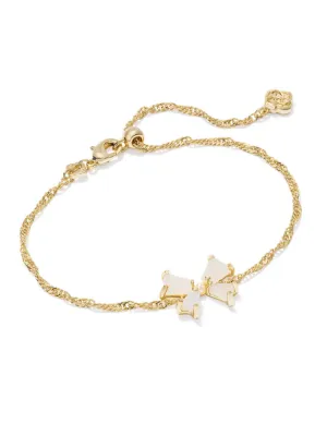Kendra Scott Blair Bow Bracelet - Gold & Iridescent Drusy