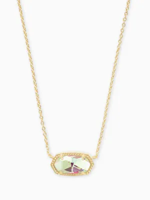 Kendra Scott Elisa Necklace - Gold Dichroic Glass