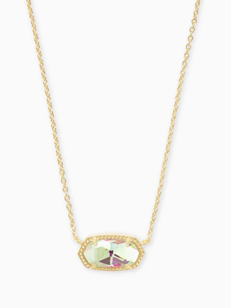 Kendra Scott Elisa Necklace - Gold Dichroic Glass