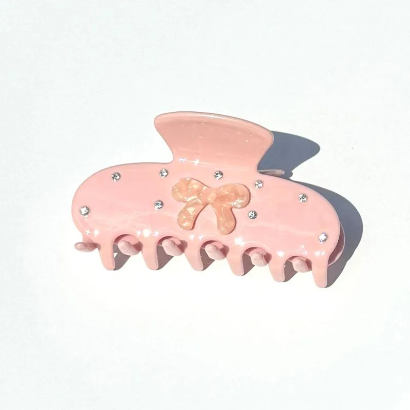 Large Sweet Bow Hair Claw