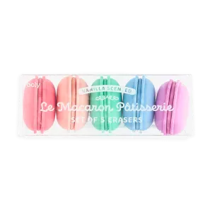 Le Macaron Patisserie Scented Eraser - Set of 5