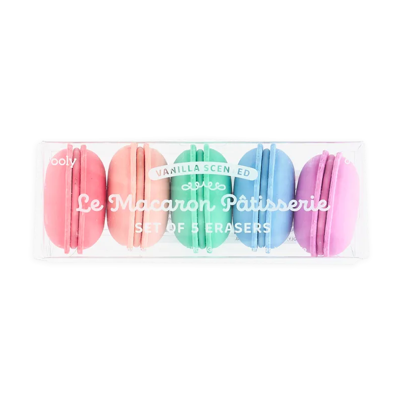 Le Macaron Patisserie Scented Eraser - Set of 5