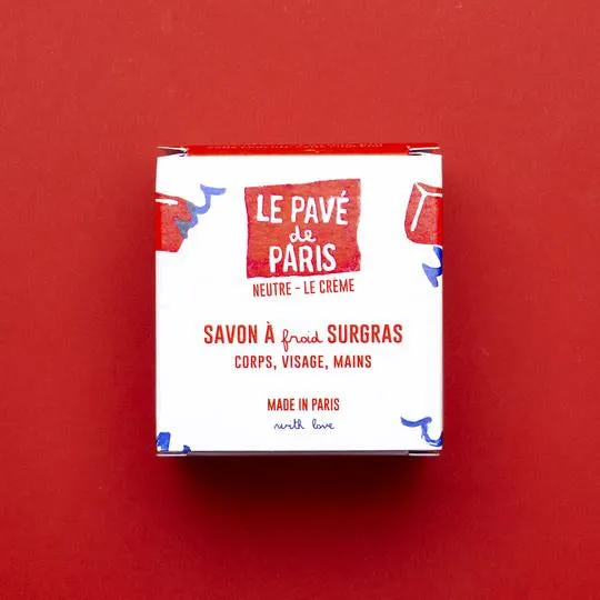 Le Pavé de Paris Neutre | Surgras cold soap | 150g