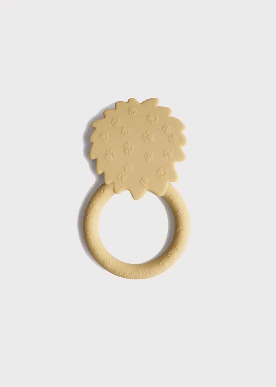 Lion Teether in Yellow