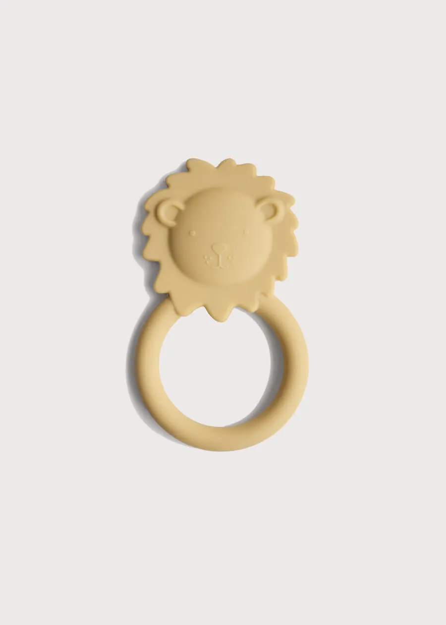 Lion Teether in Yellow