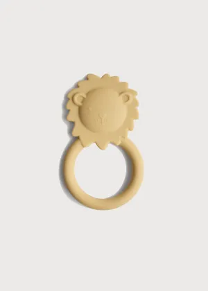 Lion Teether in Yellow