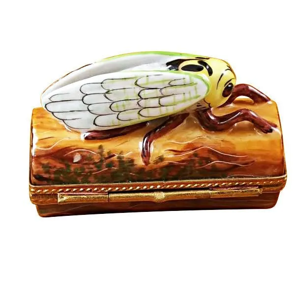 Locust on Log
