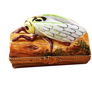 Locust on Log
