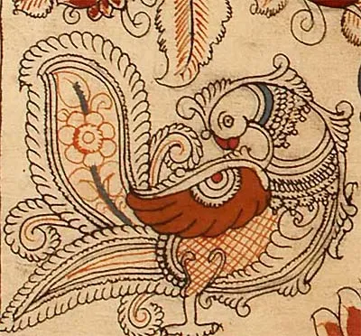Lotus Tree - Cotton Kalamkari Painting