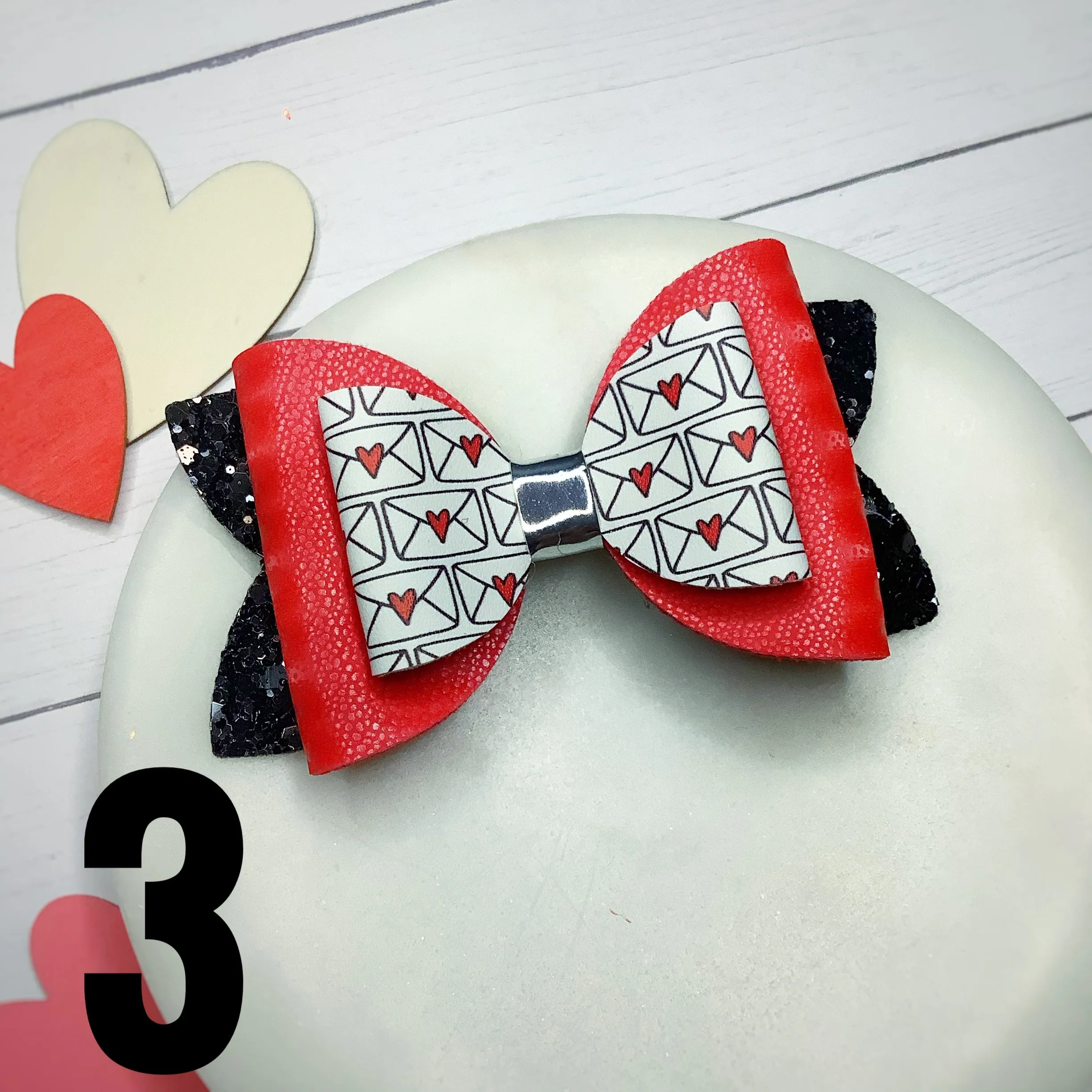 Love Letters Faux Leather Bow Collection