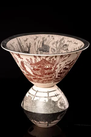 Masterpiece! Mata Ortiz Conic pot with Desert Creatures