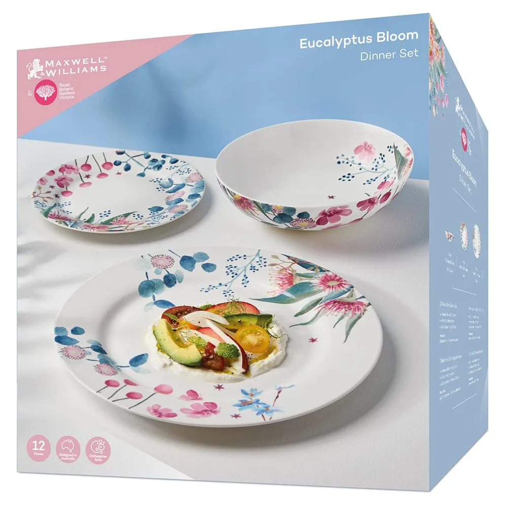 Maxwell & Williams Royal Botanic Gardens Rim Dinner Set 12 Piece YD0152