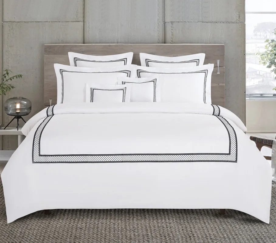 Mesh Border Duvet Cover Set