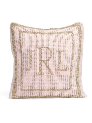 METALLIC CLASSIC DOUBLE BORDER PILLOW