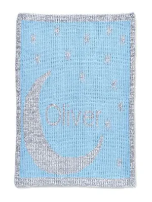 METALLIC MOON & STARS STROLLER BLANKET