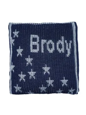 METALLIC SPRINKED STARS PILLOW
