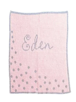 METALLIC SPRINKLED DOTS STROLLER BLANKET