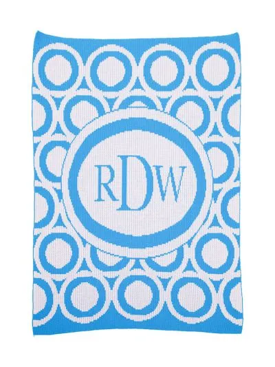 MOD CIRCLES STROLLER BLANKET