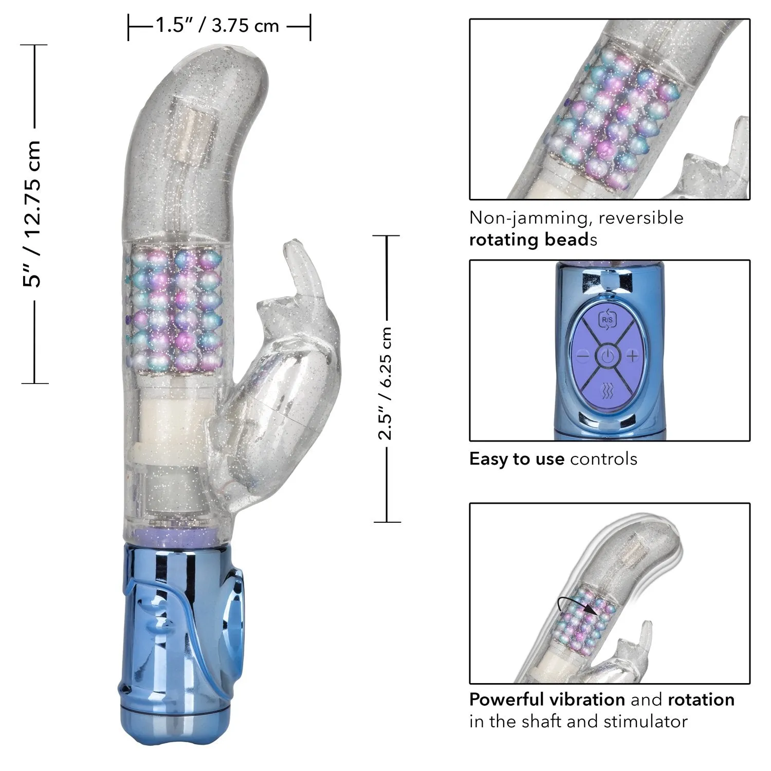 Naughty Bits Party in my Pants Jack Rabbit Vibrator