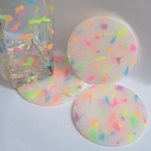 NEON PASTEL JAWBREAKER COASTERS