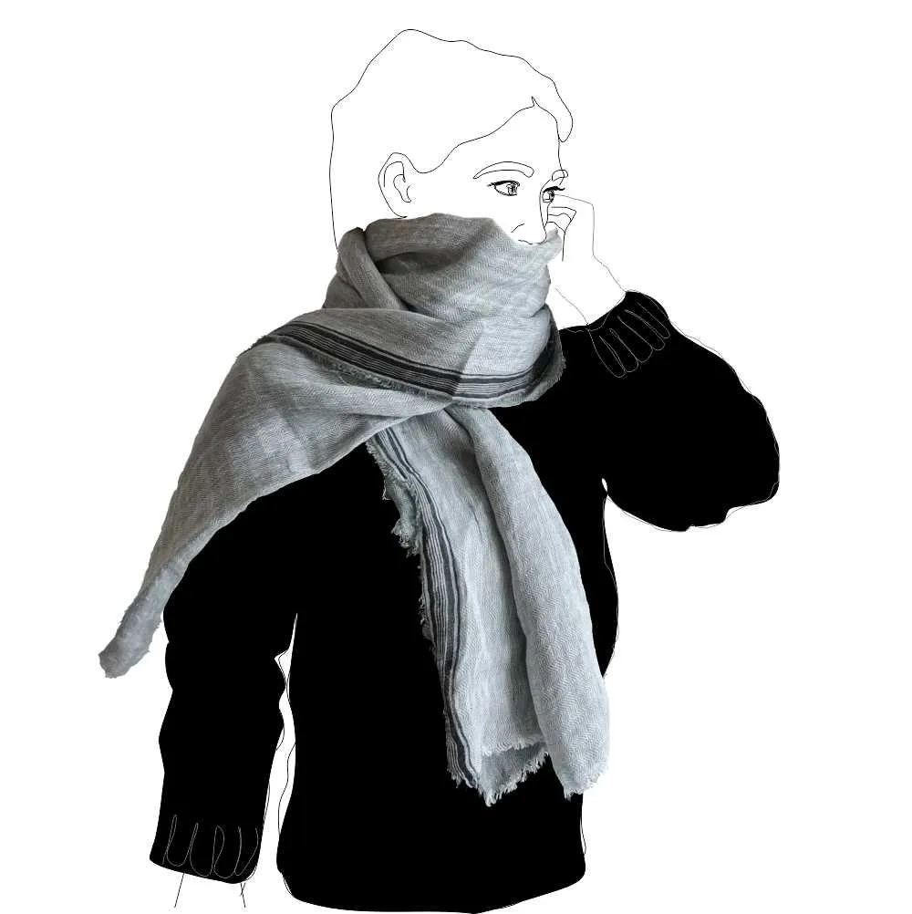 ODESA Scarf - Red Beige