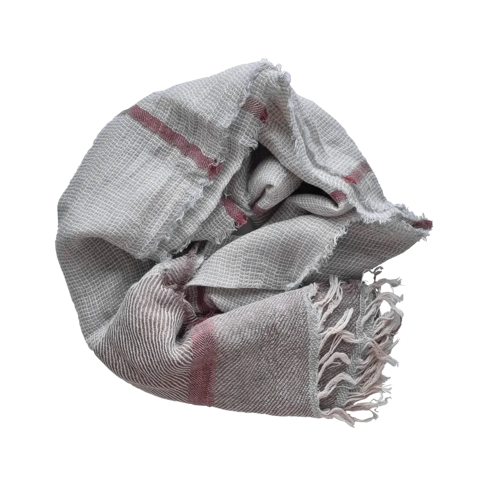 ODESA Scarf - Red Beige
