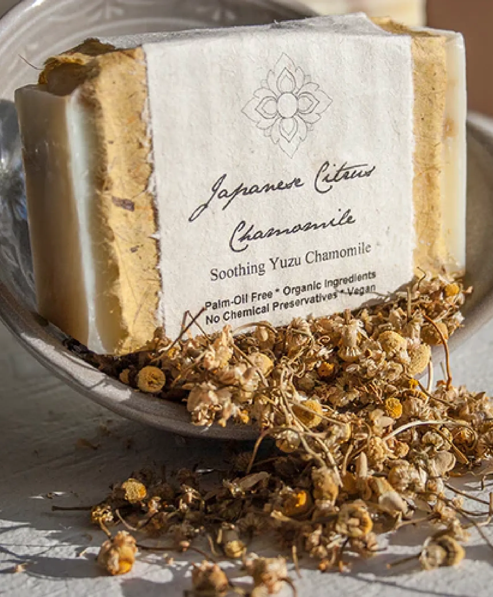 Organic Bar Soap: Japanese Citrus Chamomile