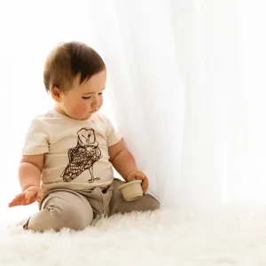 Organic Cotton Kids T-Shirt | Natural Owl