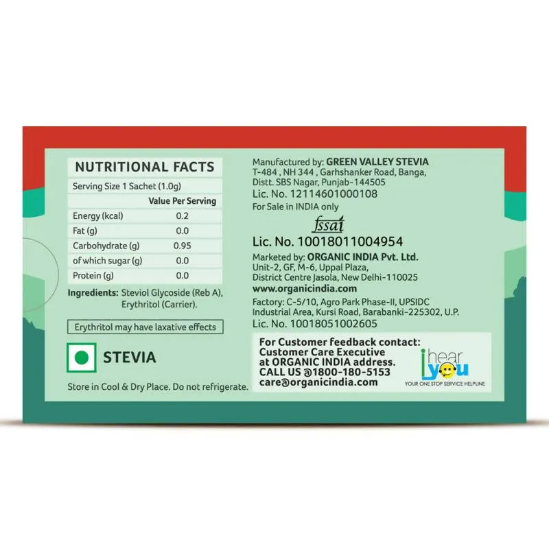 Organic India Stevia Natural Sweetener
