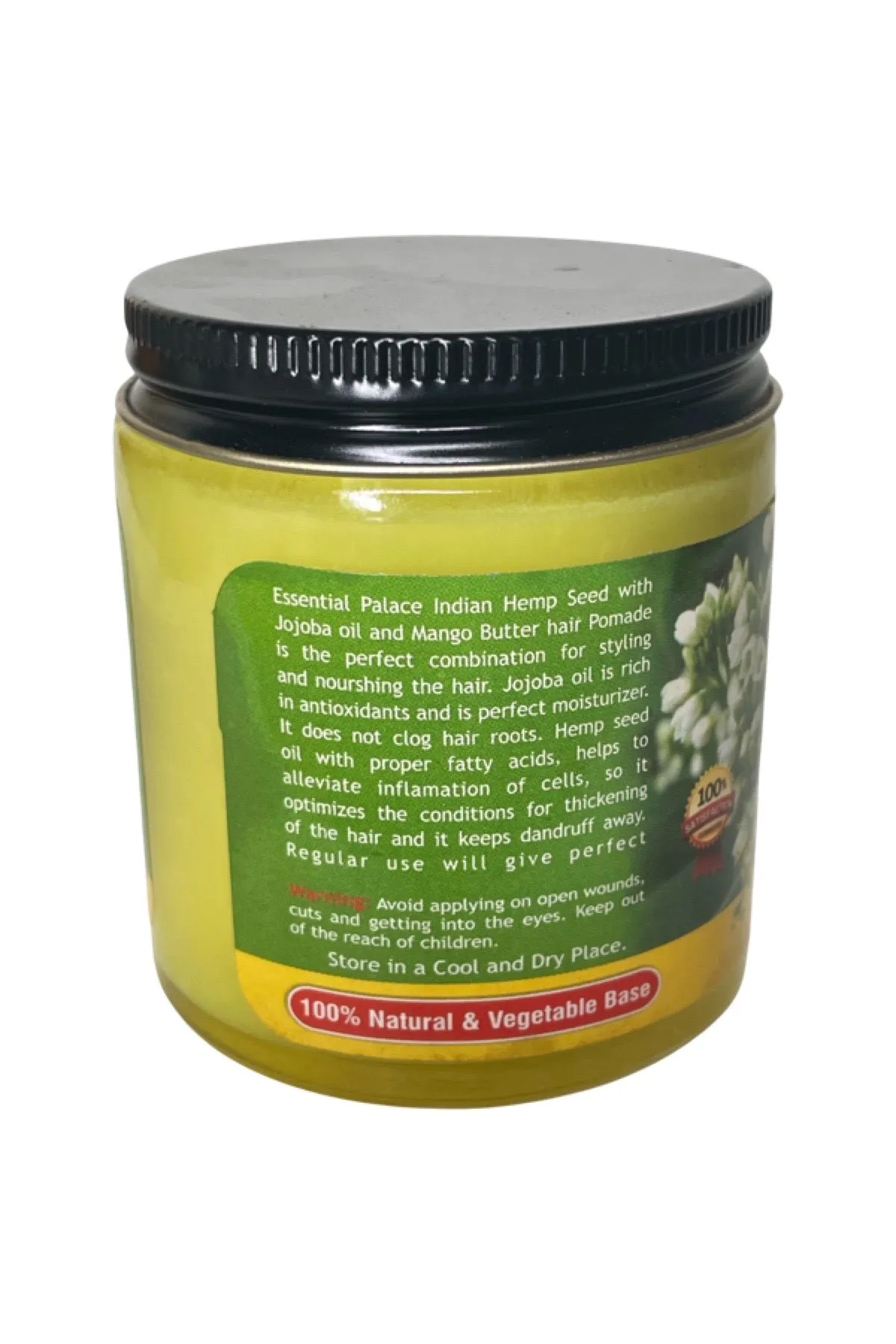 Organic INDIAN HEMP & JOJOBA OIL  HAIR POMADE