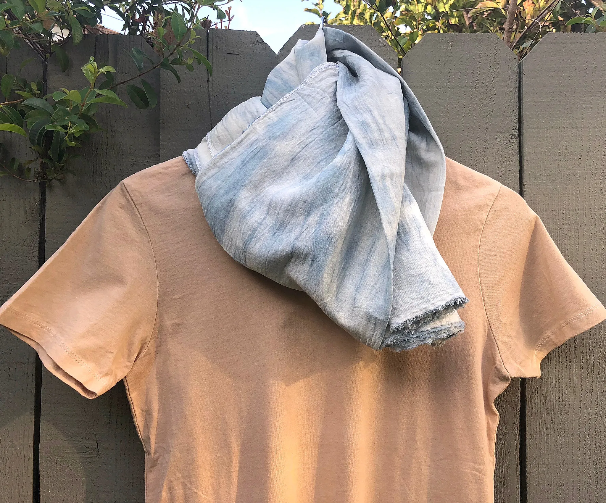Organic Indigo Scarf