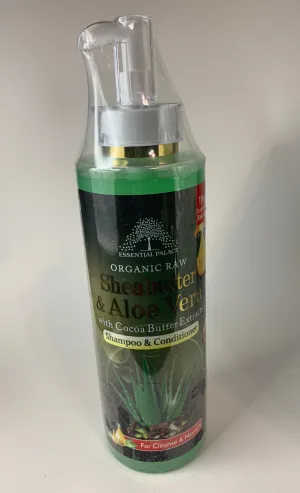 Organic Raw Sheabutter & Aloe-Vera With Coco Butter Extracts Shampoo & Conditioner.