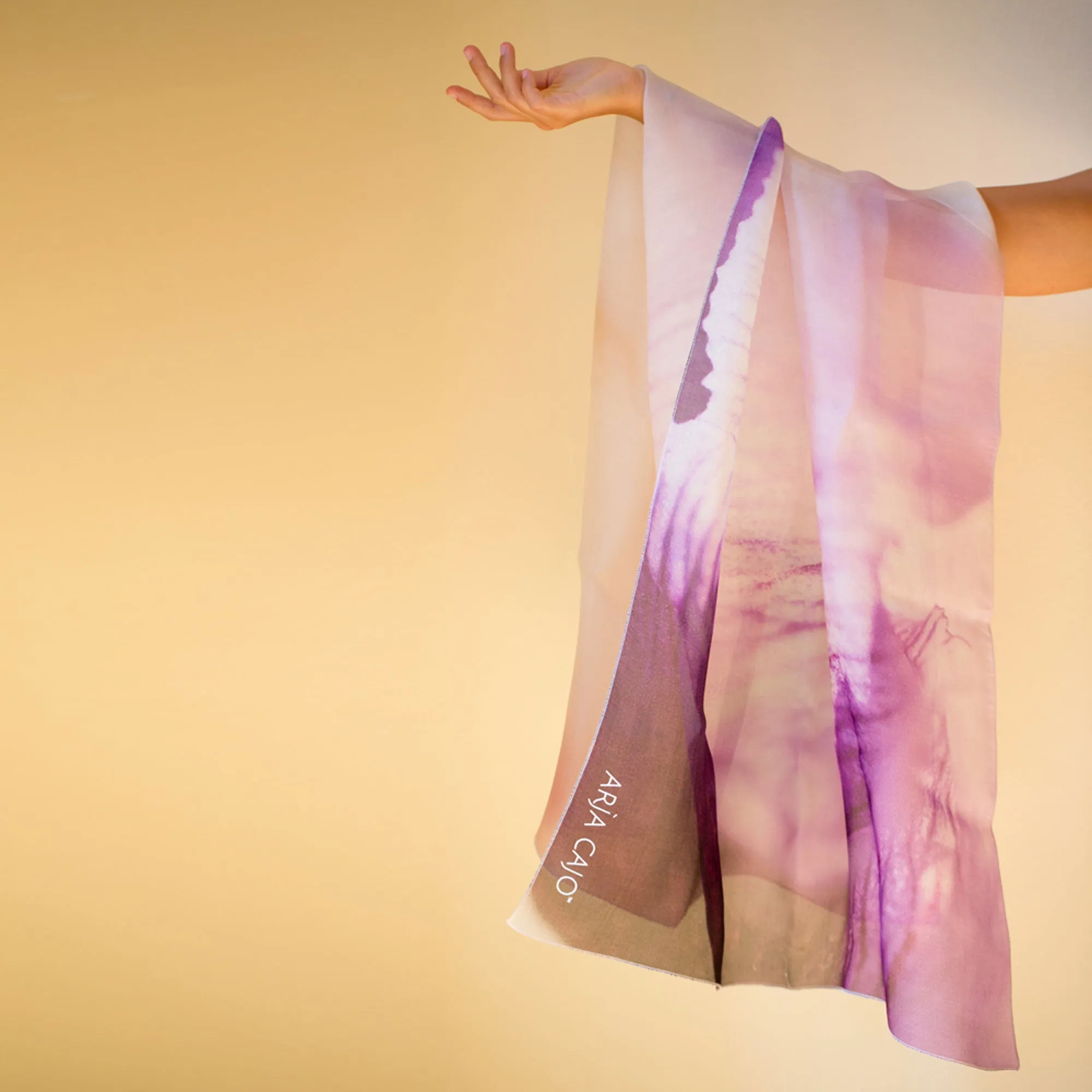 Organza Natural Fiber Stole Scarf
