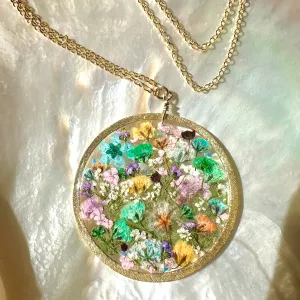 Pastel Botanical Garden Necklace - BG 237
