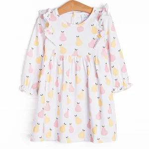 Perfect Pear Dress, Yellow