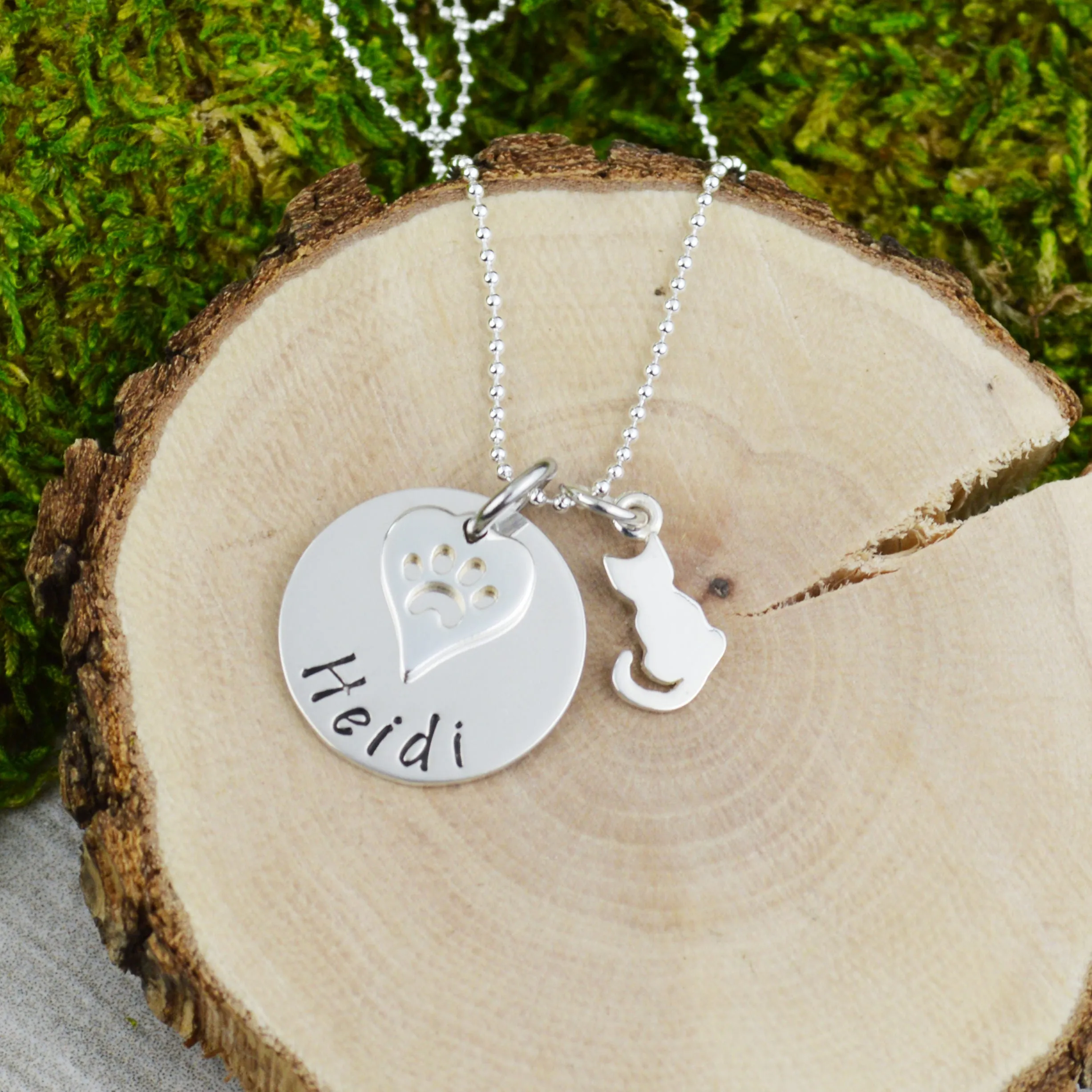 Personalized Cat Necklace