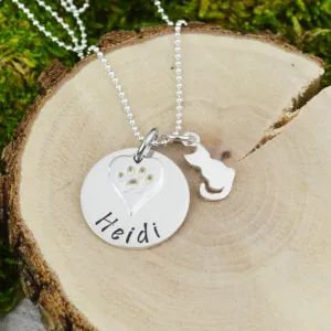 Personalized Cat Necklace