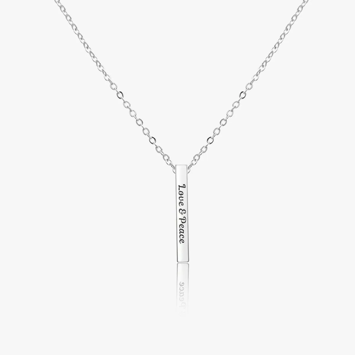 Personalized Classic Rectangle Pendant