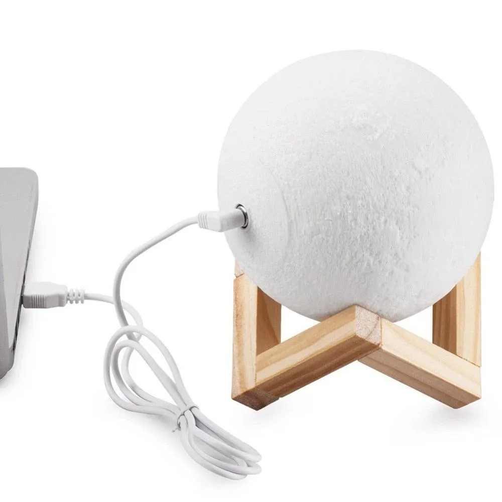Personalized, Custom 3D Moon Lamp